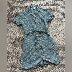 Bridge & Burn Sofia Shirt Dress in Patchwork Print